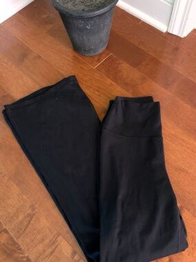 Women's Black Stretch Flare Pants